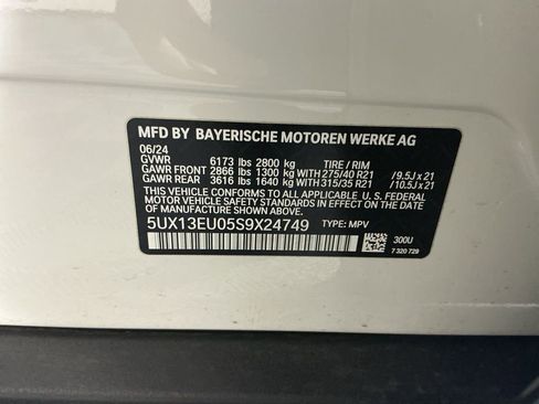 Certified 2025 BMW X5 sDrive40i w/ Parking Assistance Package image 33