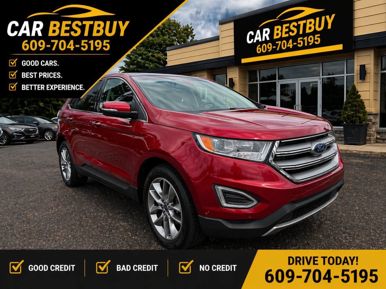 Used 2018 Ford Edge Titanium w/ Equipment Group 302A AWD/4WD image 1