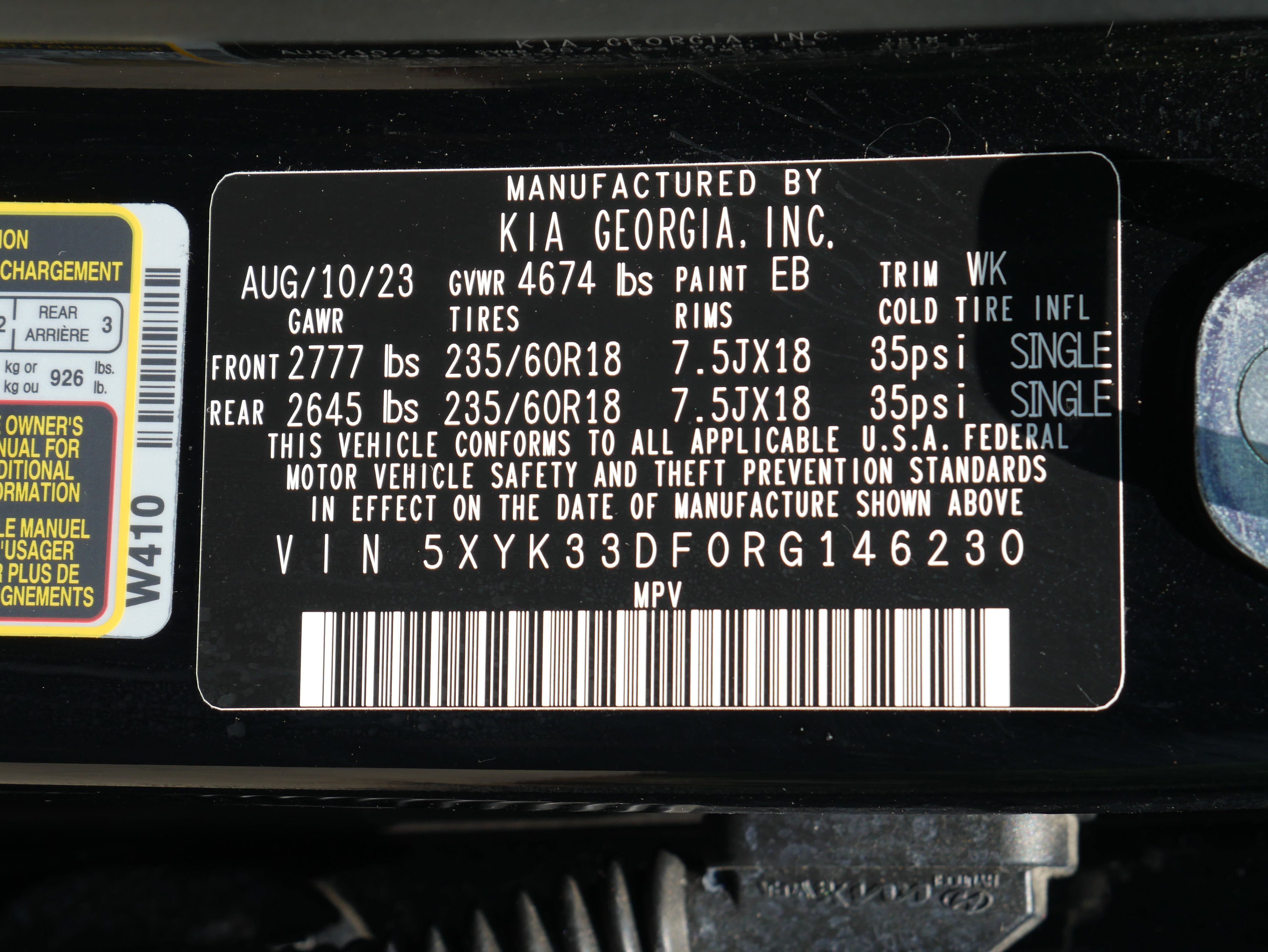 Certified 2024 Kia Sportage EX FWD image 34