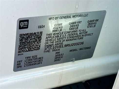 New 2024 Chevrolet Silverado EV W/T image 35