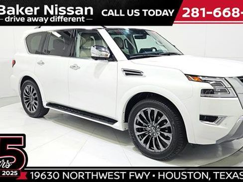 Certified 2024 Nissan Armada Platinum w/ Captain's Chairs Package RWD image 1