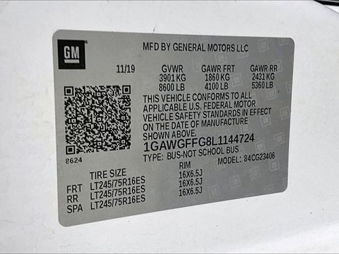 Used 2020 Chevrolet Express 2500 LT w/ LT Preferred Equipment Group image 31