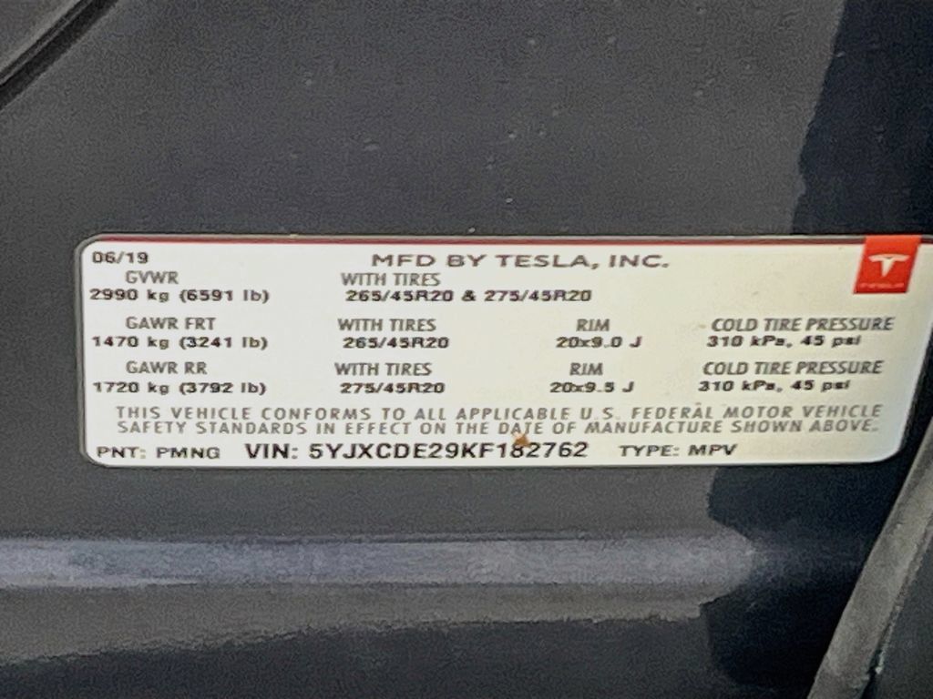 Used 2019 Tesla Model X AWD/4WD image 31