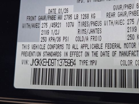 New 2026 MAZDA CX-90 3.3 Turbo w/ Premium Plus Pkg image 22