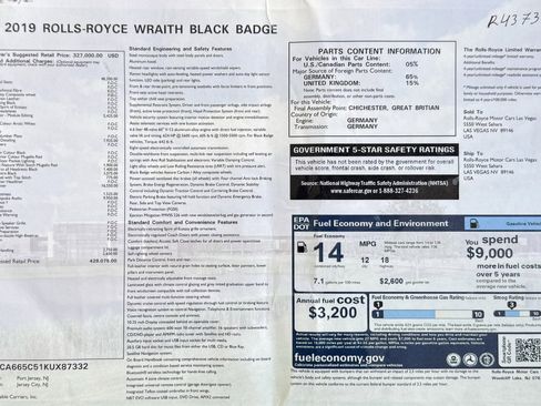 Certified 2019 Rolls-Royce Wraith image 13