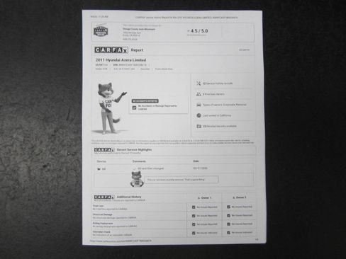 Used 2011 Hyundai Azera Limited image 32