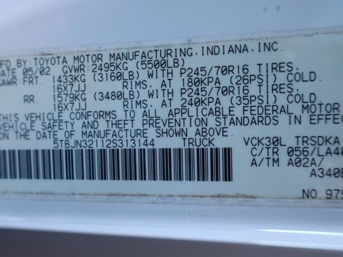 Used 2002 Toyota Tundra 2WD Regular Cab image 12