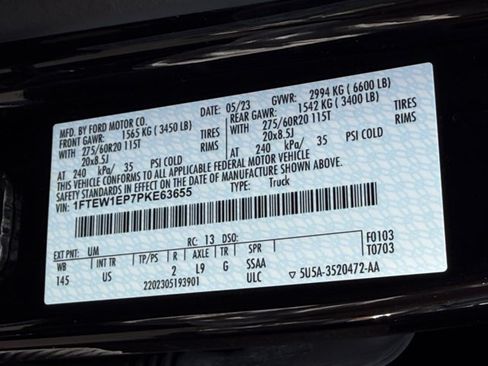 Certified 2023 Ford F150 XLT w/ Equipment Group 302A High AWD/4WD image 37