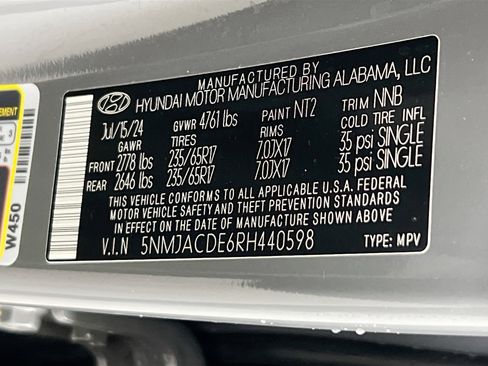 Used 2024 Hyundai Tucson SE AWD/4WD image 29