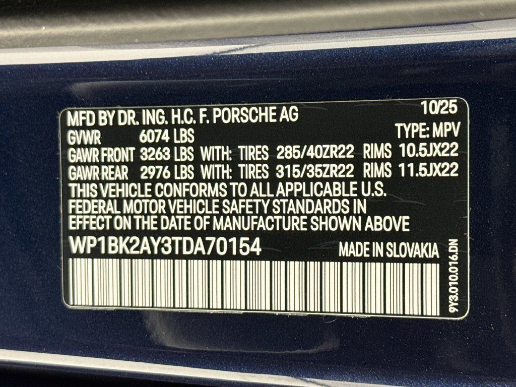 Certified 2026 Porsche Cayenne Turbo GT AWD/4WD image 12