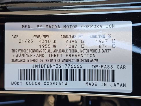 Used 2025 MAZDA MAZDA3 Hatchback w/Premium Plus Pkg image 65