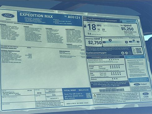 New 2026 Ford Expedition Max Platinum w/ Stealth Appearance Package image 19