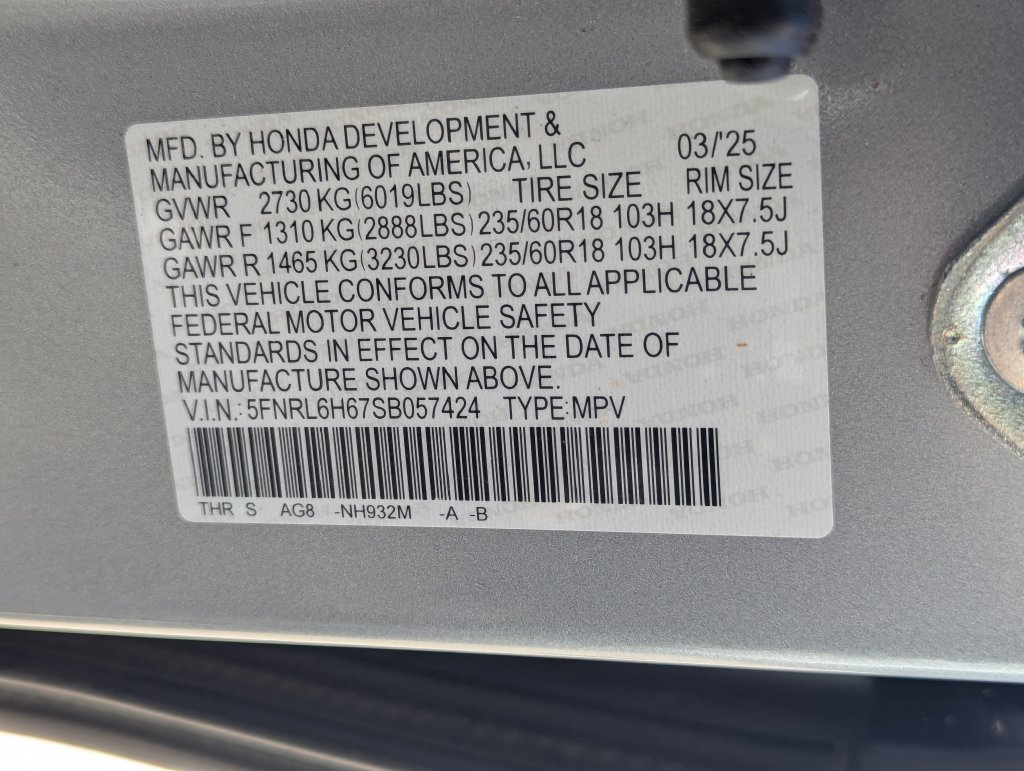 Used 2025 Honda Odyssey EX-L image 38
