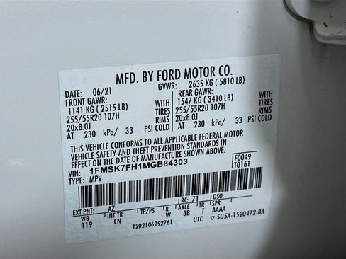 Used 2021 Ford Explorer Limited image 12