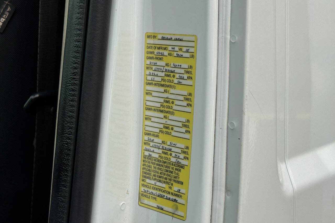 Used 2019 RAM ProMaster 3500 w/ Premium Appearance Group FWD image 25