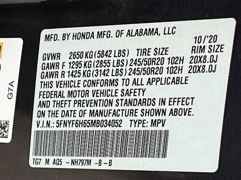 Used 2021 Honda Pilot Touring image 36