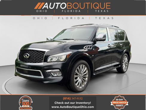 Used 2016 INFINITI QX80 4WD w/ Deluxe Technology Package image 1