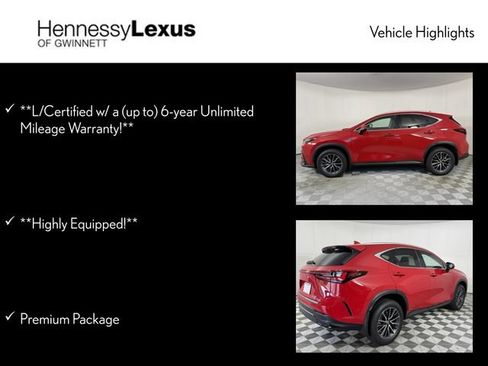 Certified 2025 Lexus NX 350 AWD w/ Premium Package image 12