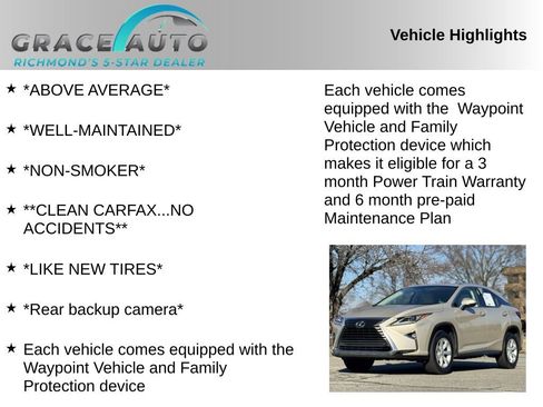 Used 2016 Lexus RX 350 FWD image 2