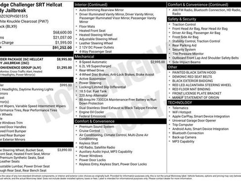 Used 2023 Dodge Challenger SRT Hellcat RWD image 9
