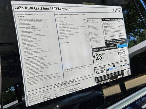 Certified 2025 Audi Q3 2.0T Premium w/ Convenience Package AWD/4WD image 19