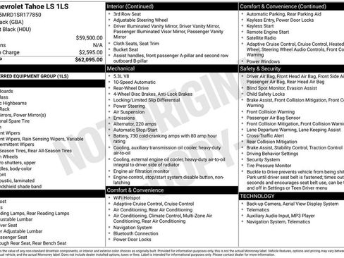 Used 2025 Chevrolet Tahoe LS image 6