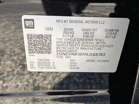 Used 2022 Chevrolet Traverse High Country image 25