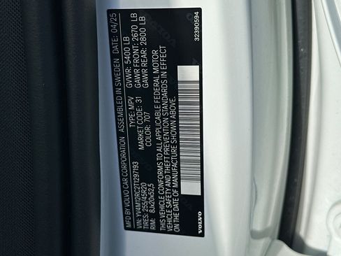 Certified 2026 Volvo XC60 B5 Plus w/ Protection Package Premier AWD/4WD image 35