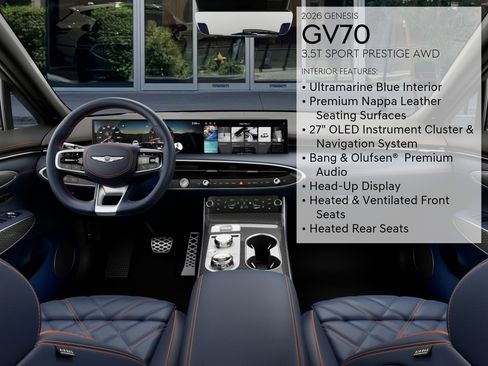 New 2026 Genesis GV70 3.5T Sport Prestige AWD/4WD image 17