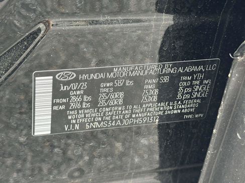 Certified 2023 Hyundai Santa Fe SEL w/ Premium Package FWD image 11