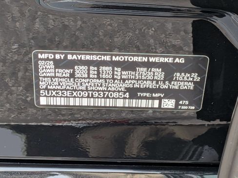 New 2026 BMW X6 xDrive40i w/ Climate Comfort Package image 40