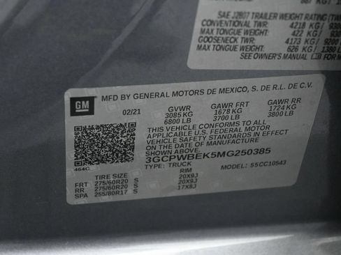 Used 2021 Chevrolet Silverado 1500 Custom RWD image 16
