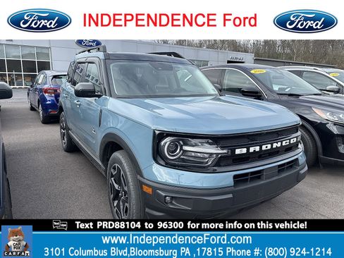 Certified 2023 Ford Bronco Sport Outer Banks w/ Tech Package image 1