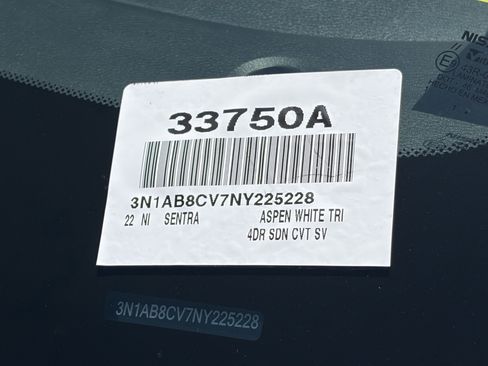 Used 2022 Nissan Sentra SV FWD image 34