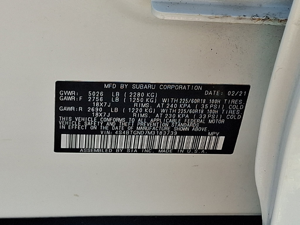 Used 2021 Subaru Outback Limited XT AWD/4WD image 30