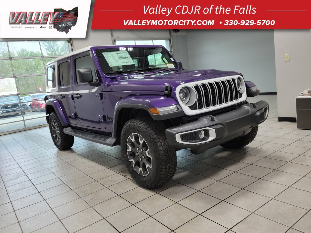 New 2026 Jeep Wrangler Unlimited Sahara w/ Whitecap Package AWD/4WD 360° Tour
