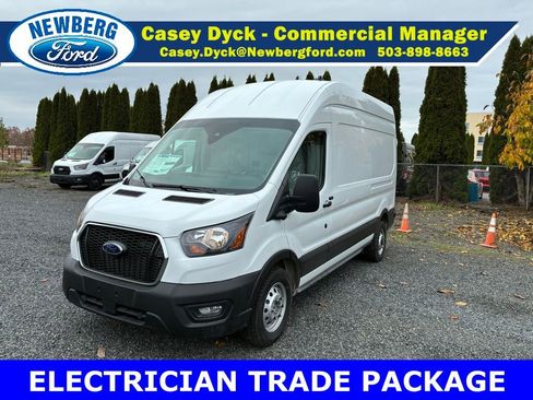 New 2025 Ford Transit 350 148 High Roof AWD w/ Electrician Trade Package image 3