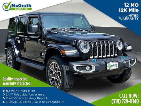 Used 2023 Jeep Wrangler Unlimited Sahara w/ Cold Weather Group AWD/4WD image 1
