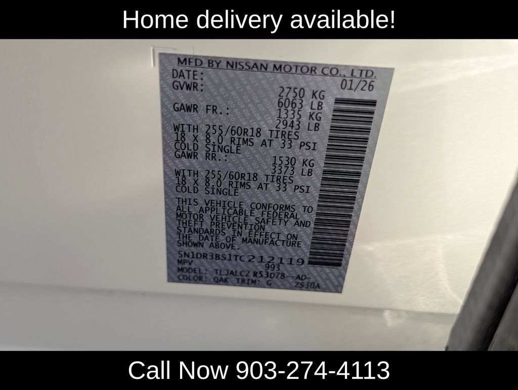 Used 2026 Nissan Pathfinder SV FWD image 37