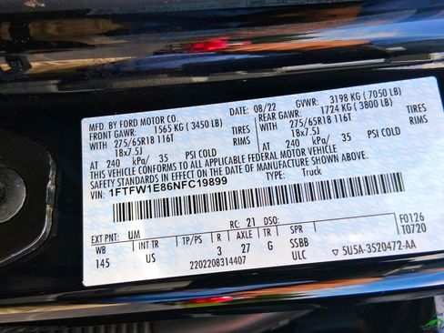 Used 2022 Ford F150 XLT w/ Equipment Group 302A High AWD/4WD image 22
