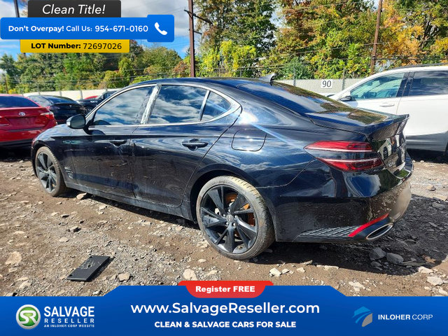 Used 2022 Genesis G70 3.3T w/ Sport Advanced Package RWD image 3