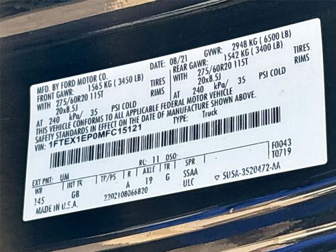 Used 2021 Ford F150 XL w/ Equipment Group 101A High AWD/4WD image 30