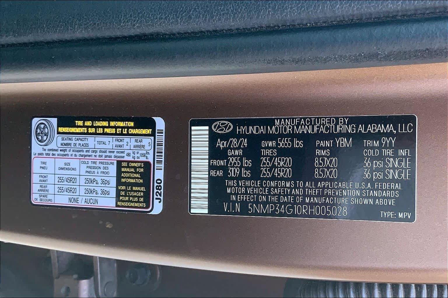 Used 2024 Hyundai Santa Fe Limited FWD image 34