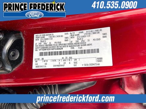 Used 2019 Ford F150 XLT w/ Equipment Group 302A Luxury image 32