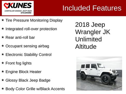 Used 2018 Jeep Wrangler Unlimited Sahara image 4