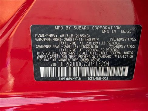 Certified 2025 Subaru Crosstrek 2.0i Premium image 25