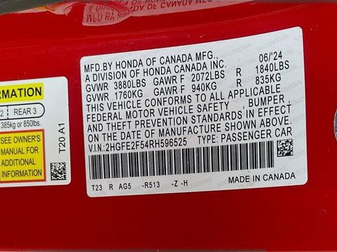 Certified 2024 Honda Civic Sport image 32