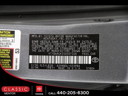 Certified 2025 Toyota Camry XSE w/ Premium Plus Package FWD image 23