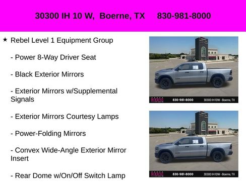 Used 2023 RAM 1500 Rebel w/ Rebel Level 1 Equipment Group AWD/4WD image 17