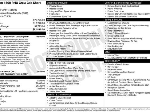 New 2026 RAM 1500 RHO w/ RHO Level 1 Equipment Group AWD/4WD image 4